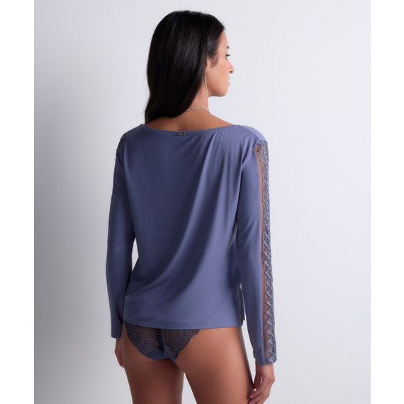 Aubade Sweet Obsession Pyjamashirt Denim