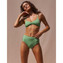 Watercult Swim Sparkle Hoog Bikinibroekje Sage Shimmer