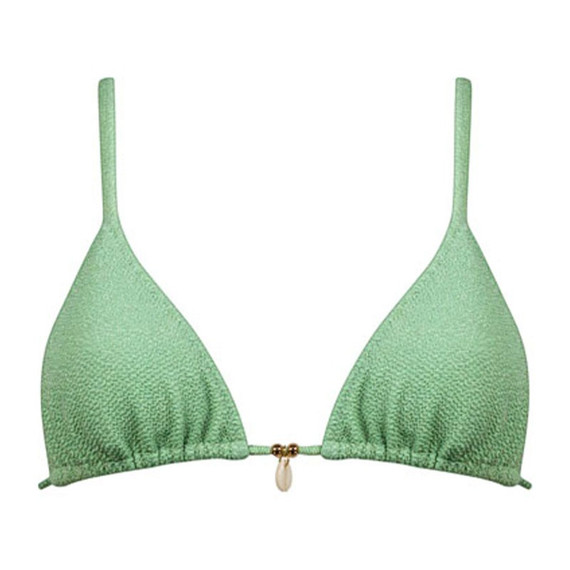 Watercult Swim Sparkle Triangle Bikinitop Sage Shimmer