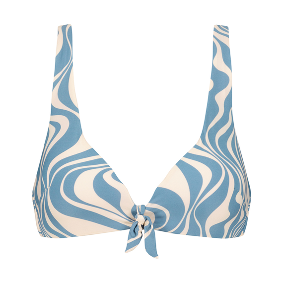Beachlife Swirl Plunge Bikinitop