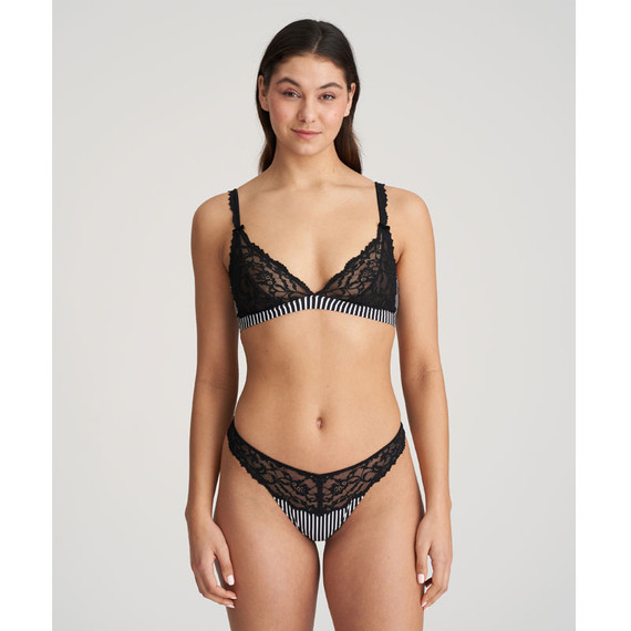 Marie Jo Sydny String Tuxedo Black