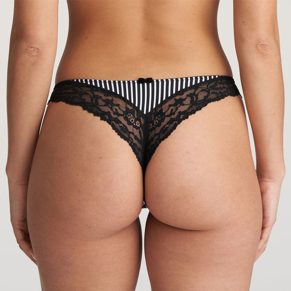 Marie Jo Sydny String Tuxedo Black