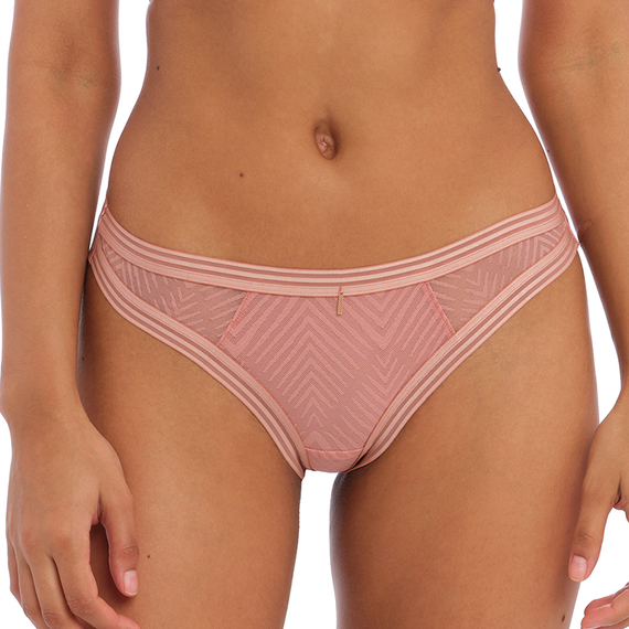 Freya Dessous Tailored Brazilian String Ash Rose