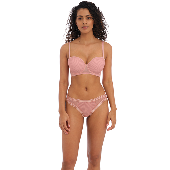 Freya Dessous Tailored Brazilian String Ash Rose