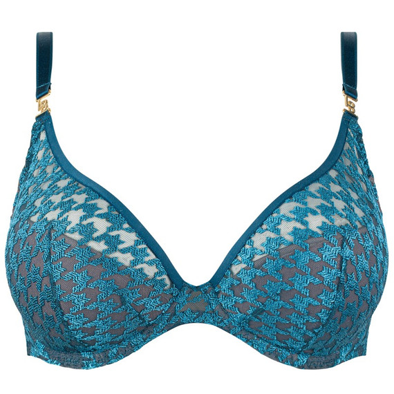 Louisa Bracq Tailor Semi Plunge BH Néon Botanica