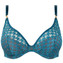 Louisa Bracq Tailor Semi Plunge BH Néon Botanica