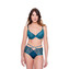 Louisa Bracq Tailor Semi Plunge BH Néon Botanica