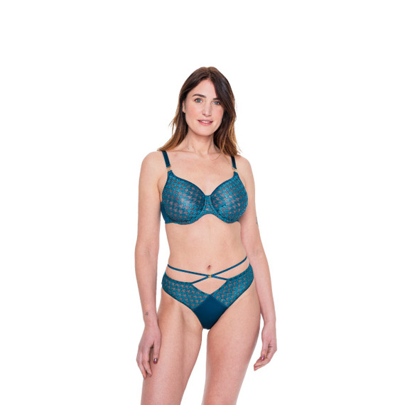 Louisa Bracq Tailor Vorgeformter BH Néon Botanica