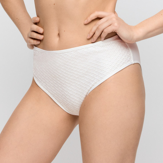 Marie Jo Swim Taleah Hoog Bikinibroekje Elfin White