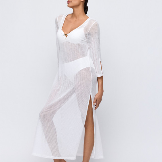 Marie Jo Swim Taleah Kaftan Elfin White