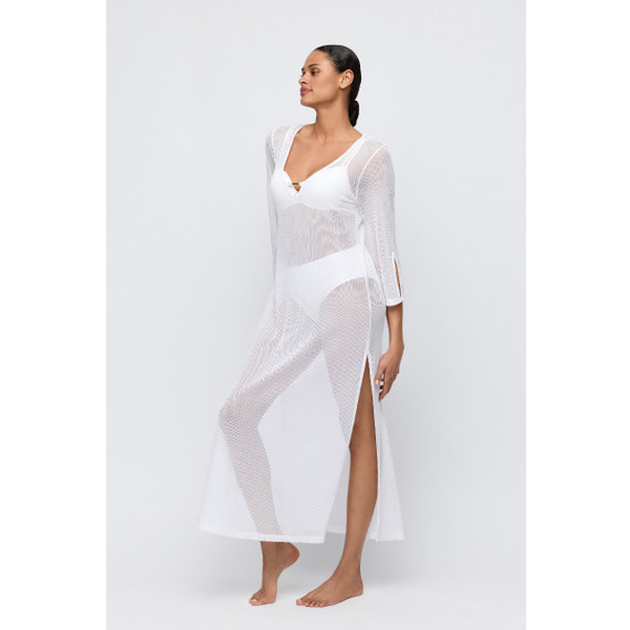 Marie Jo Swim Taleah Kaftan Elfin White