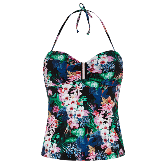 Tropicana Tankini Zonder Beugel