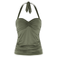Cyell Luxury Essentials Geplooide Halter Tankinitop Taupe