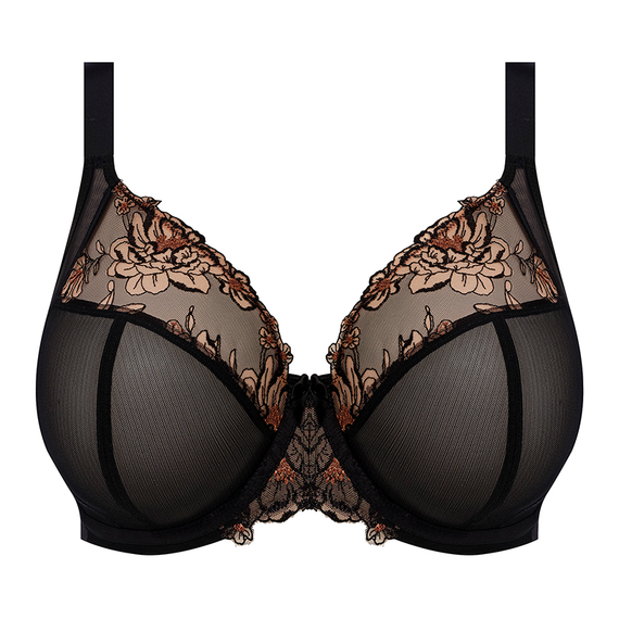 Elomi Teagan Plunge BH Almond Black