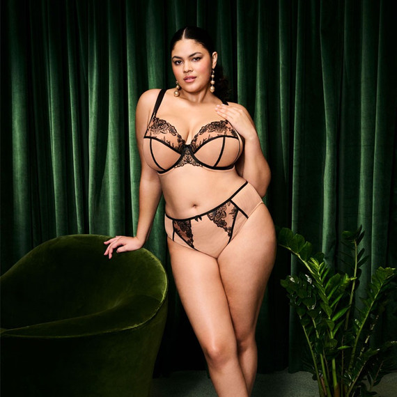 Elomi Teagan Plunge BH Café Au Lait
