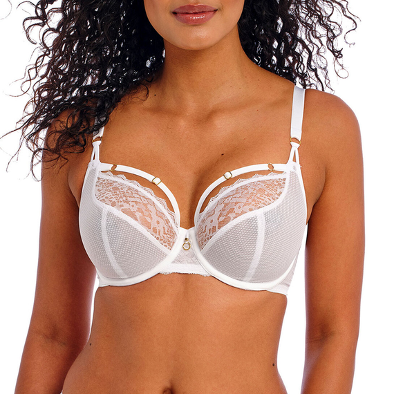 Freya Temptress Plunge BH White