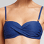 Cyell Texture Bandeau Multiway Bikinitop Blue