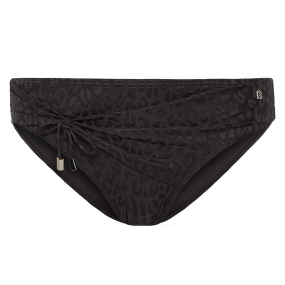 Beachlife Textured Leo Hoog Bikinibroekje