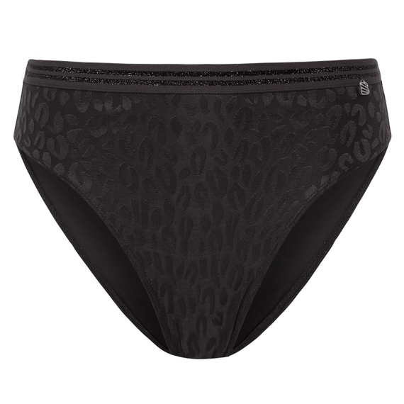 Beachlife Textured Leo High Waist Bikinibroekje