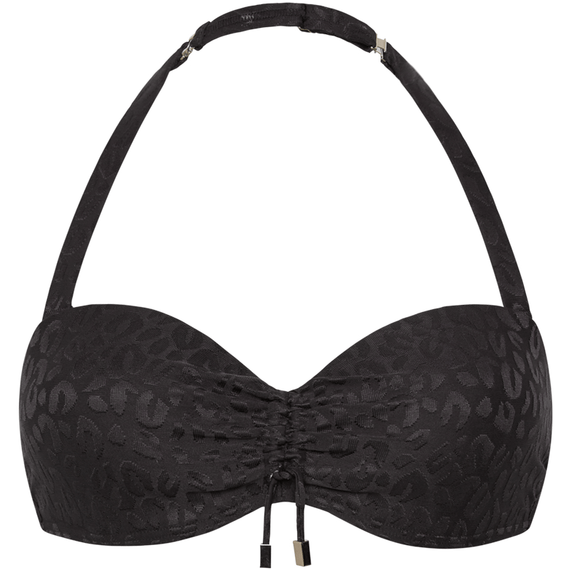 Textured Leo Multiway Bikinitop