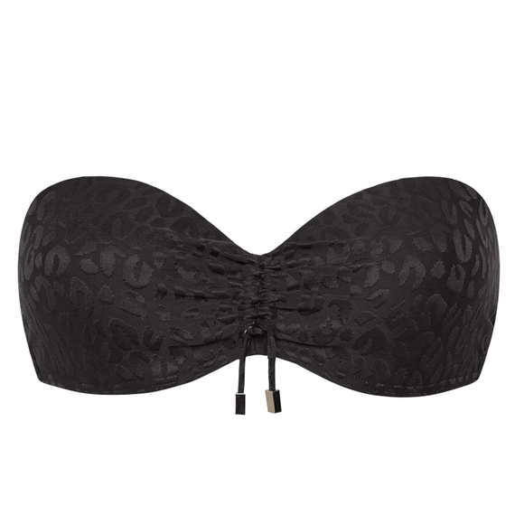 Textured Leo Multiway Bikinitop