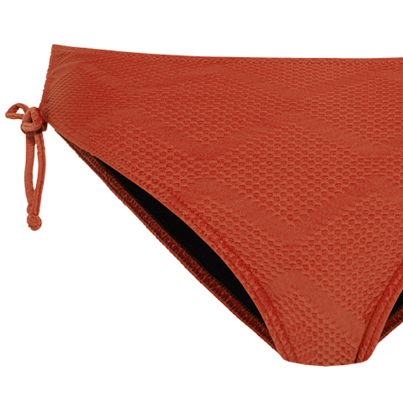 Cyell Texture Hoog Verstelbaar Bikinibroekje Terra