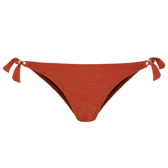 Cyell Texture Laag Bikinibroekje Terra
