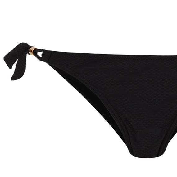 Cyell Texture Laag Bikinibroekje Black