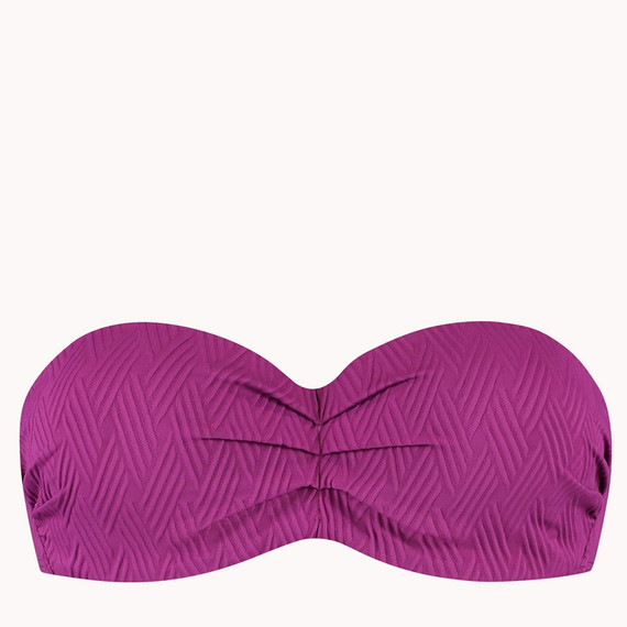 Cyell Texture Viola Bandeau Bikinitop 