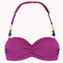 Cyell Texture Viola Bandeau Bikinitop 