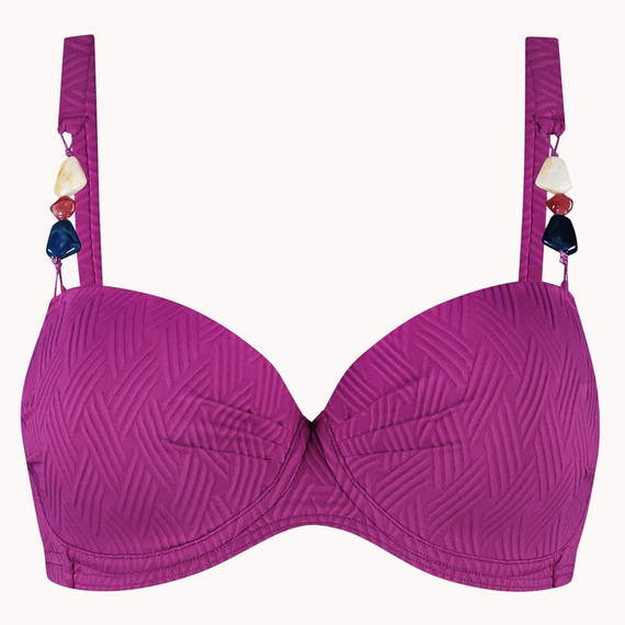 Cyell Texture Viola Voorgevormde Bikinitop 