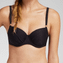 Cyell Texture Voorgevormde Bikinitop Black