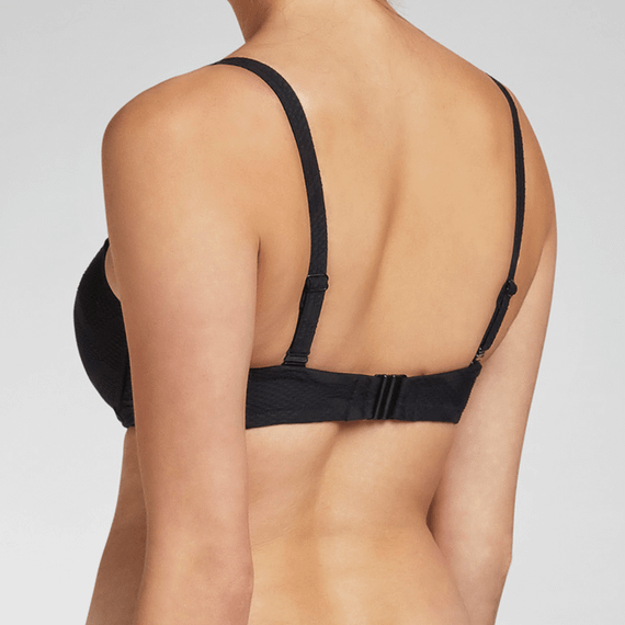 Cyell Texture Voorgevormde Bikinitop Black