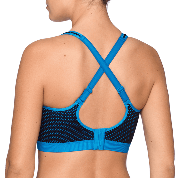 PrimaDonna Sport The Mesh Voorgevormde Sport BH Blue Crush