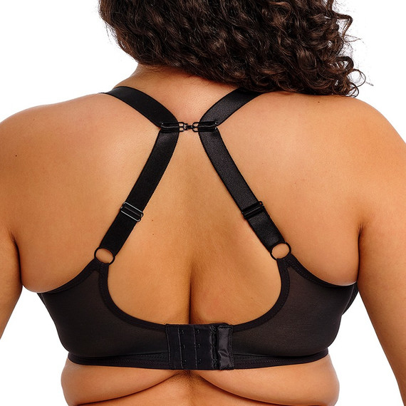 Elomi Lingerie Tiernie Plunge BH Black