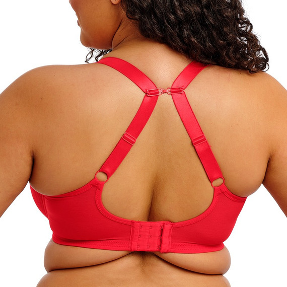 Elomi Tiernie Plunge BH Red