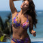 Freya Tiger Valley Halter Bikinitop Ultramarine