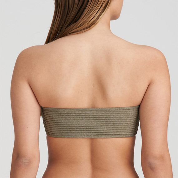Marie Jo Swim Tinjis Trägerloser Bikini Oberteil Golden Olive