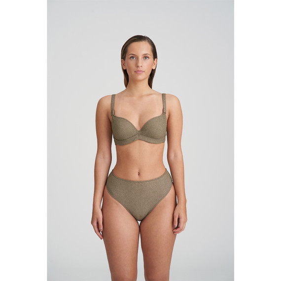 Marie Jo Swim Tinjis Hoog Bikinibroekje Golden Olive