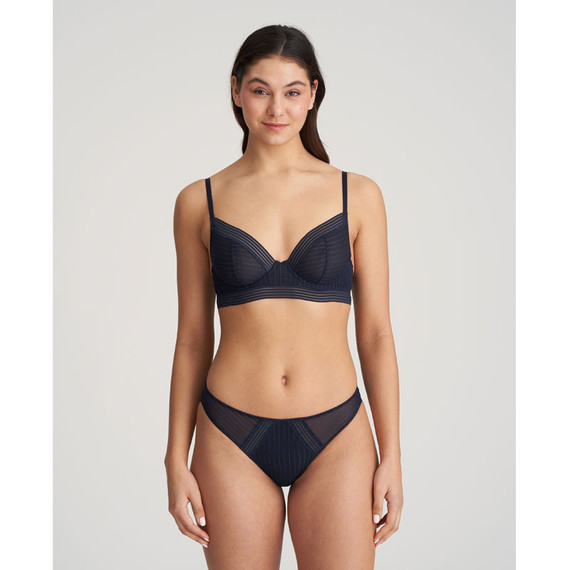 Marie Jo Tokuda Longline BH Blue Velvet