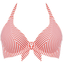Freya Swim Totally Stripe Halter Bikinitop Flame