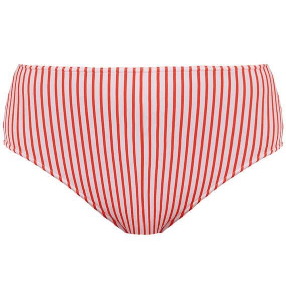 Totally Stripe Hoog Bikinibroekje