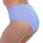 Freya Swim Totally Stripe Hoog Bikinibroekje Cobalt