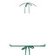Cyell Badmode Treasure Green Triangle Bikinitop