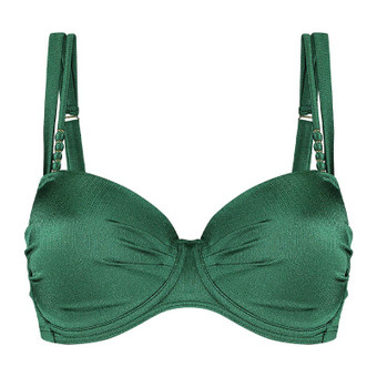 Treasure Green Vorgeformtes Bikini Oberteil