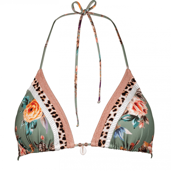 Boho Blossom Triangle Bikinitop