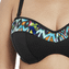 Elomi Swim Tribal Instinct Bandeau Bikinitop Black