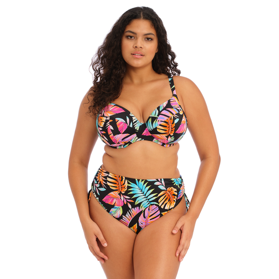 Elomi Badmode Tropical Falls Verstelbaar Bikinibroekje Black