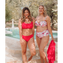 Annadiva Swim Tropics Pareo Dark Coral 