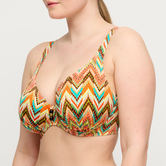 Primadonna Swim Tubou Plunge Bikini Oberteil Ikat Summer
